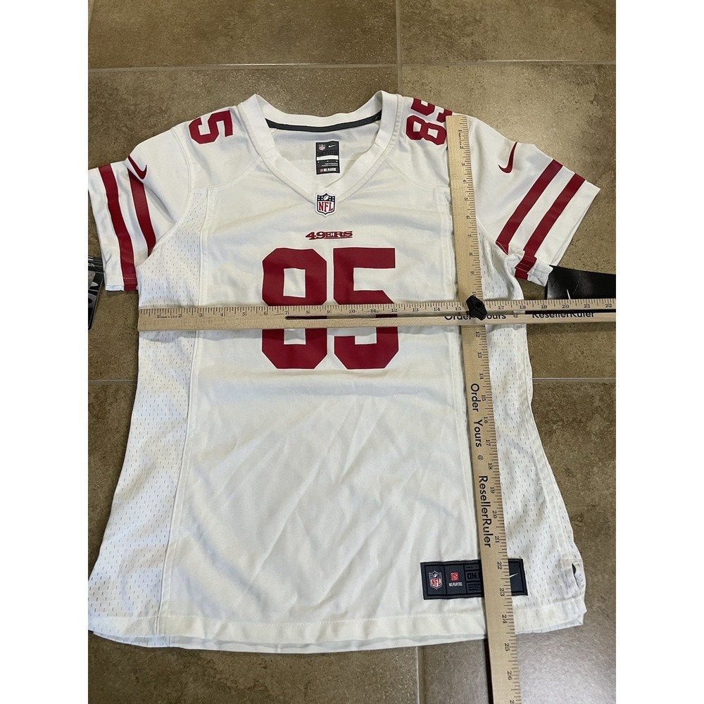 NWT San Francisco 49ers Womens Sz M George Kittle #85 Nike Football Jersey - Picture 5 of 9